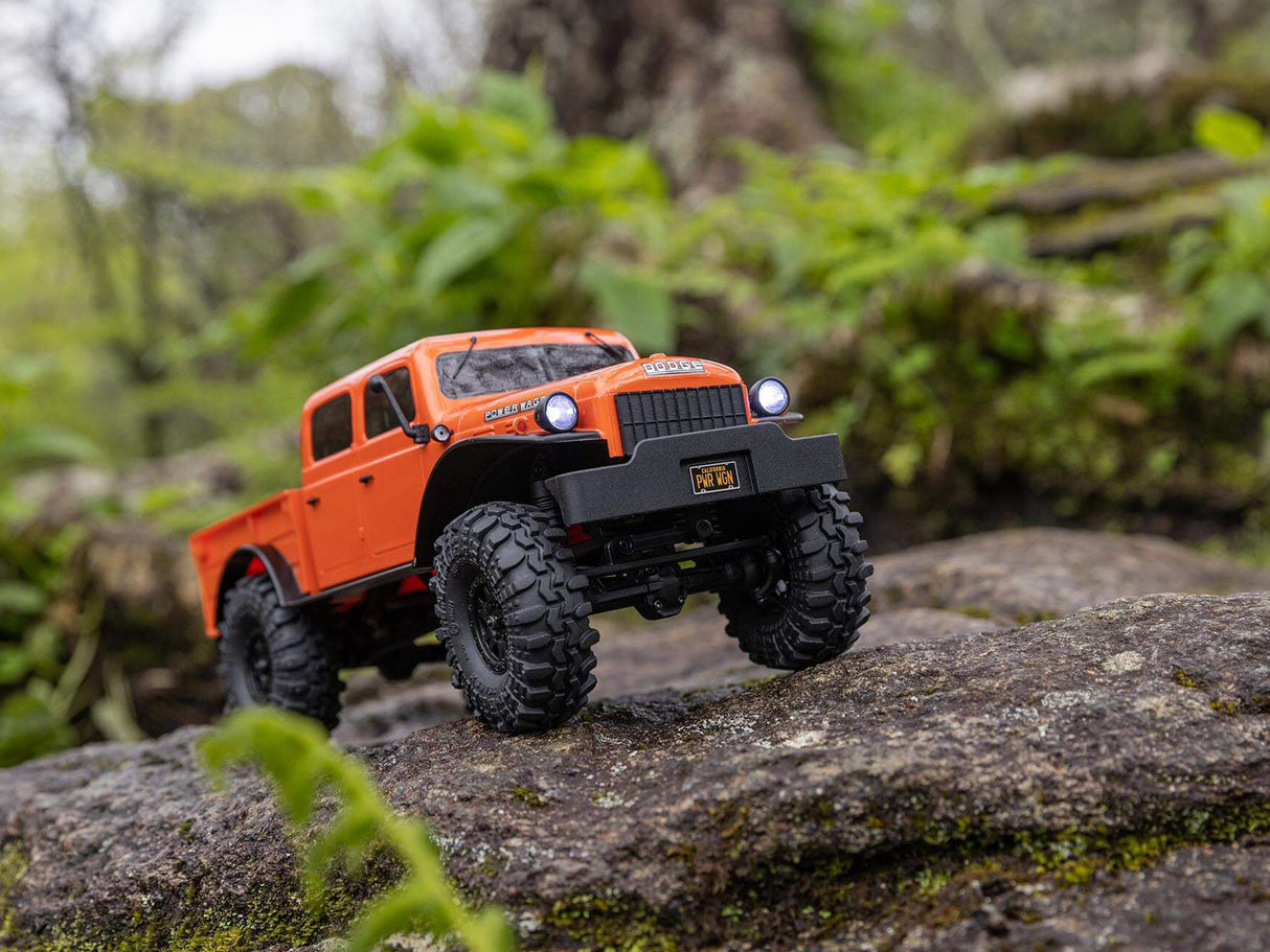 AXIAL1/24 SCX24 Dodge Power Wagon 4WD Rock Crawler RTR - Orange