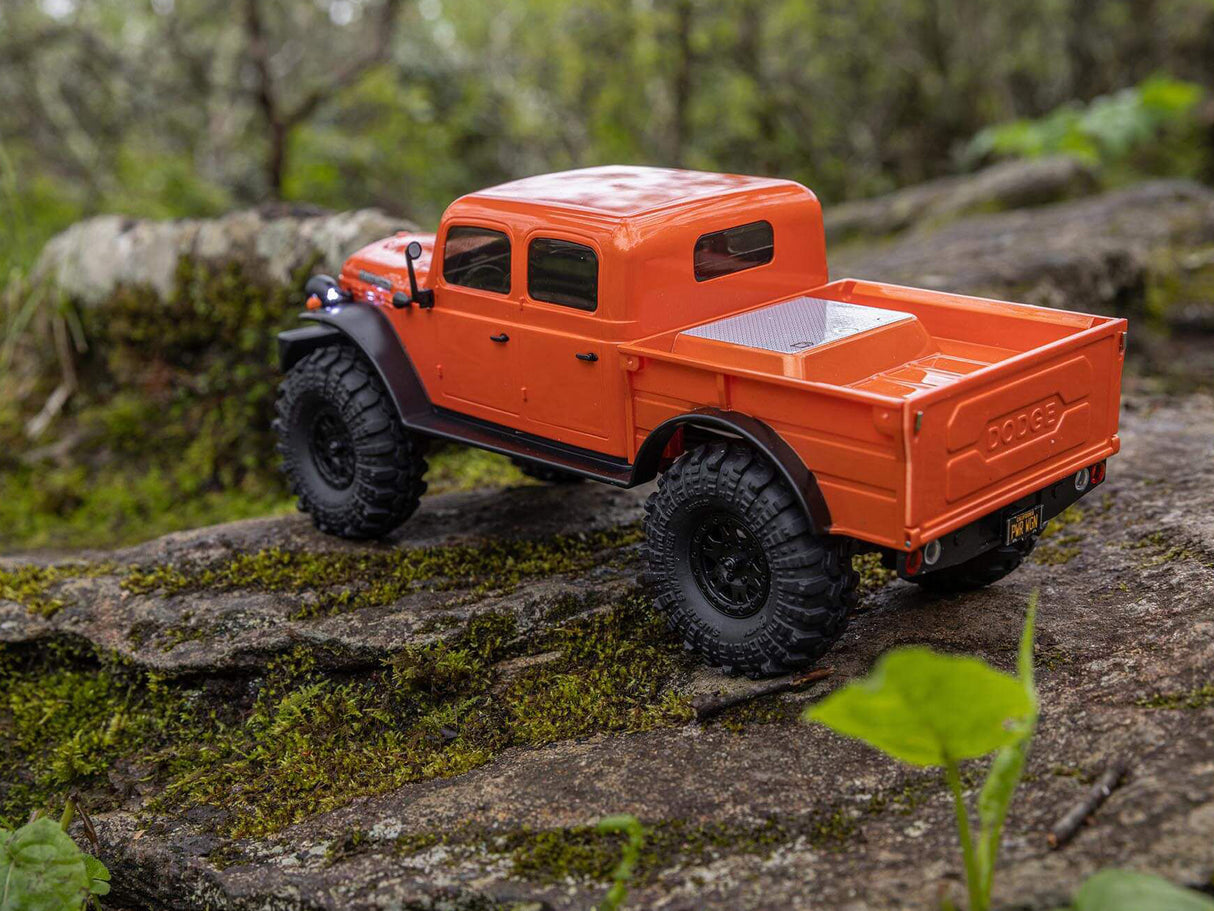 AXIAL1/24 SCX24 Dodge Power Wagon 4WD Rock Crawler RTR - Orange
