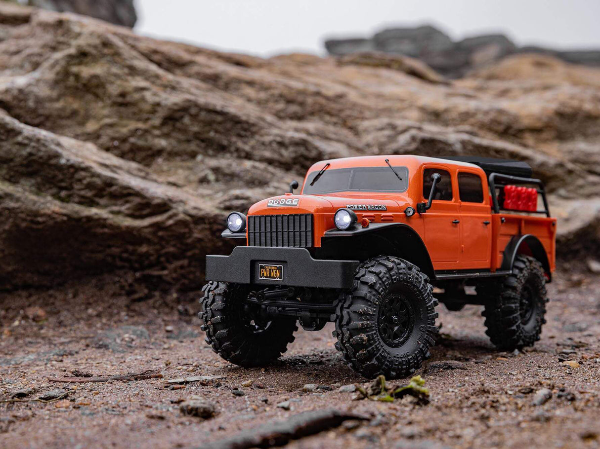AXIAL1/24 SCX24 Dodge Power Wagon 4WD Rock Crawler RTR - Orange