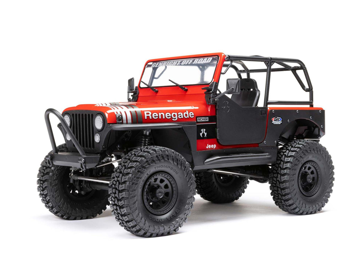 Axia1/10 SCX10 III Jeep CJ-7 4WD Brushed - Red