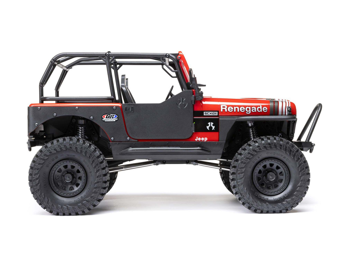 Axia1/10 SCX10 III Jeep CJ-7 4WD Brushed - Red