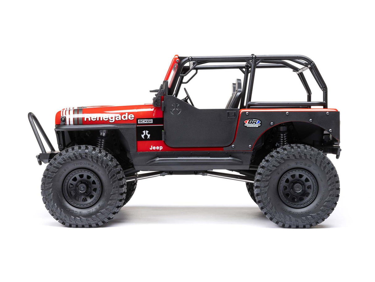 Axia1/10 SCX10 III Jeep CJ-7 4WD Brushed - Red