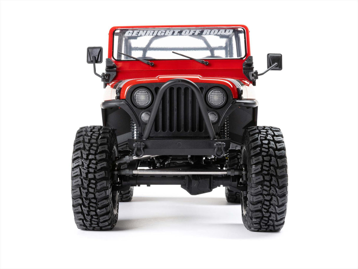 Axia1/10 SCX10 III Jeep CJ-7 4WD Brushed - Red