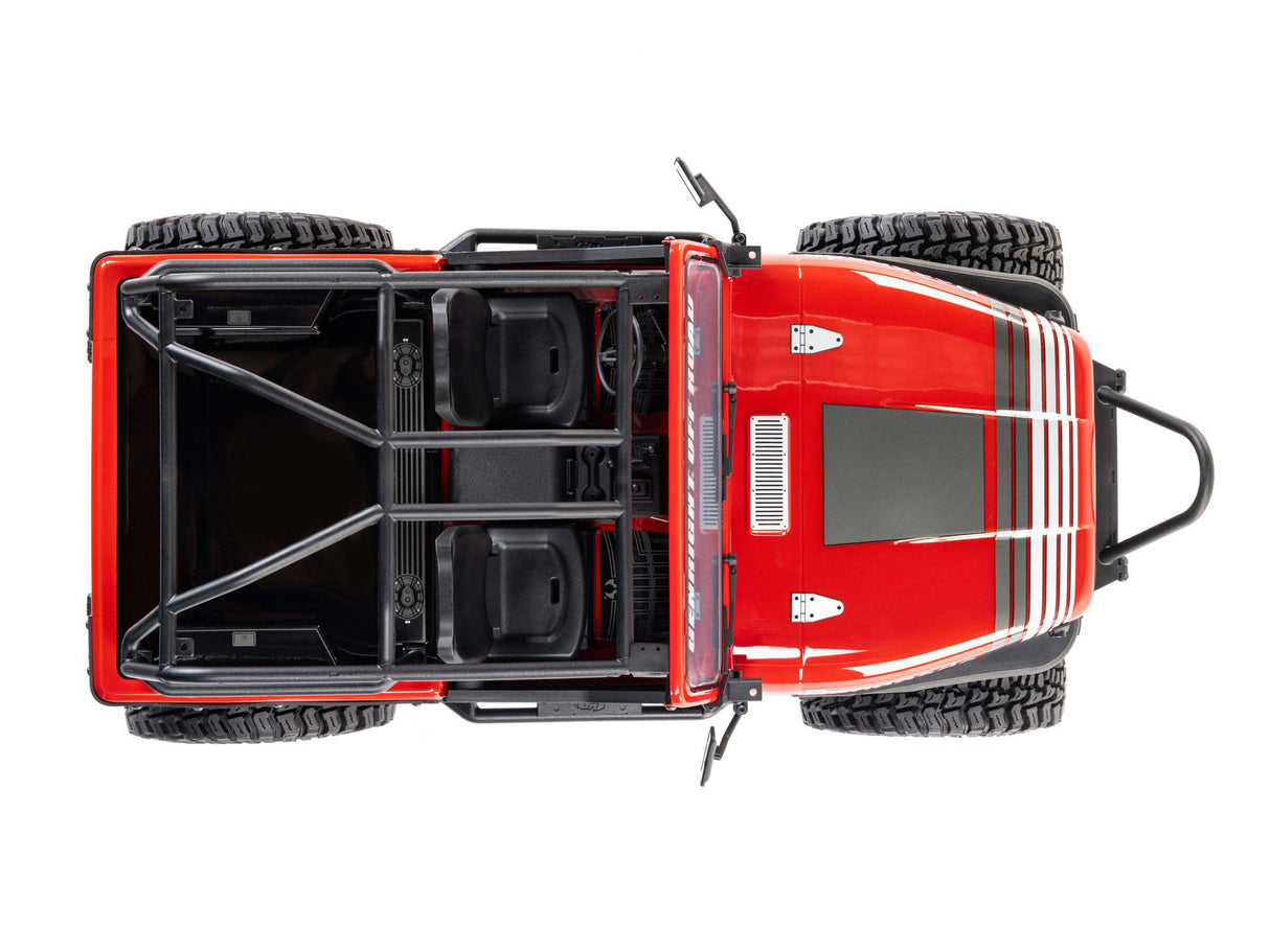 Axia1/10 SCX10 III Jeep CJ-7 4WD Brushed - Red