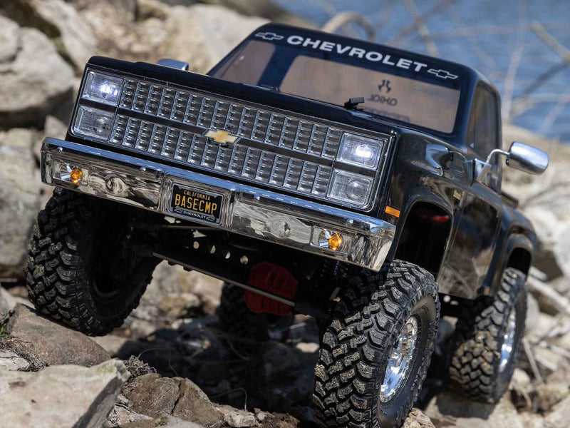 Axial 1/10 SCX10 III Base Camp 1982 Chevy K10 4X4 - Ready to Run - Black- PRE ORDER ONLY - DUE MID AUGUST