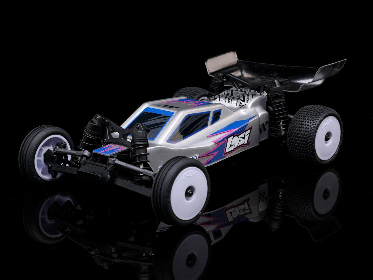 Losi 1/24 Micro-B 2WD Buggy RTR Silver