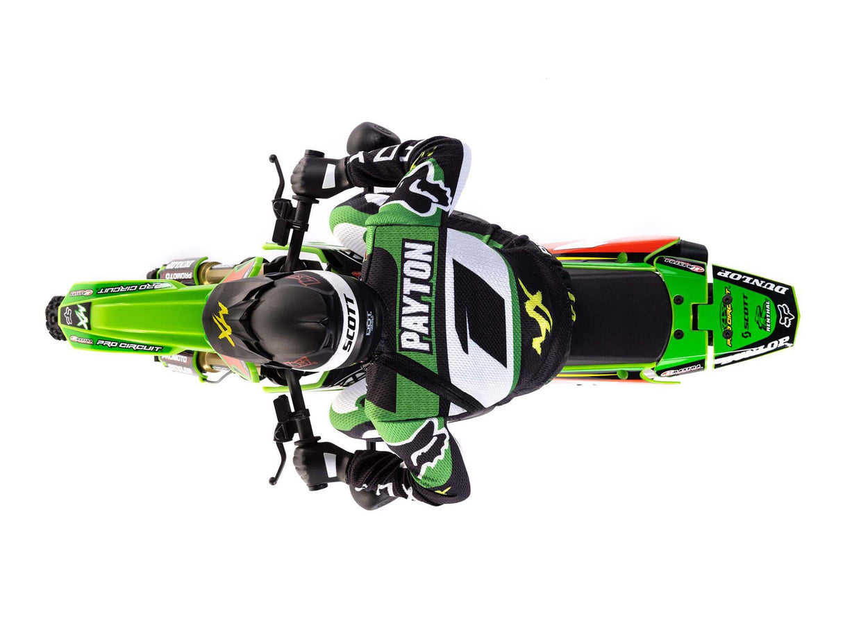 Losi 1/4 Promoto-MX Motorcycle RTR with Battery and Charger - Pro  - LOS06002 - GREEN