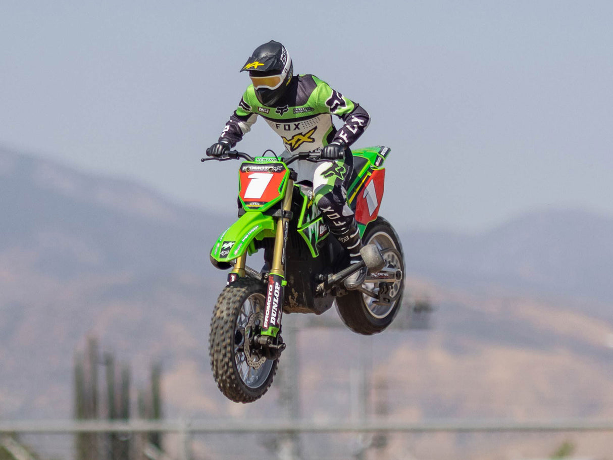 Losi 1/4 Promoto-MX Motorcycle RTR with Battery and Charger - Pro  - LOS06002 - GREEN