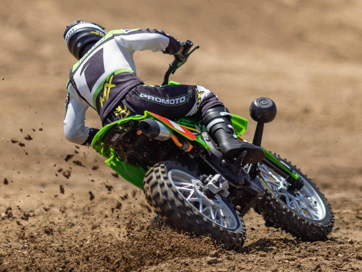 Losi 1/4 Promoto-MX Motorcycle RTR with Battery and Charger - Pro  - LOS06002 - GREEN