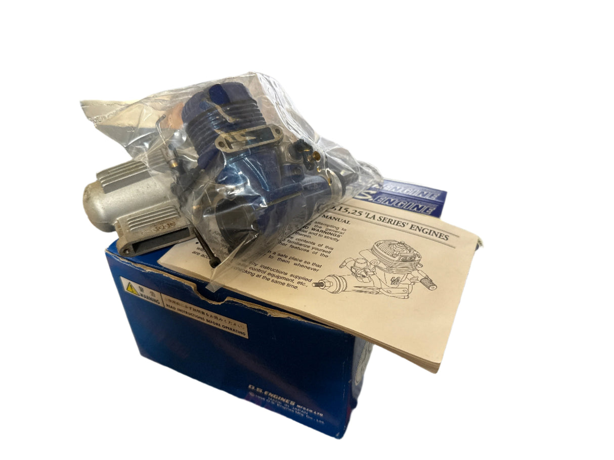 OS 40LA engine with silencer - SECOND HAND - BOXED WITH MANUAL