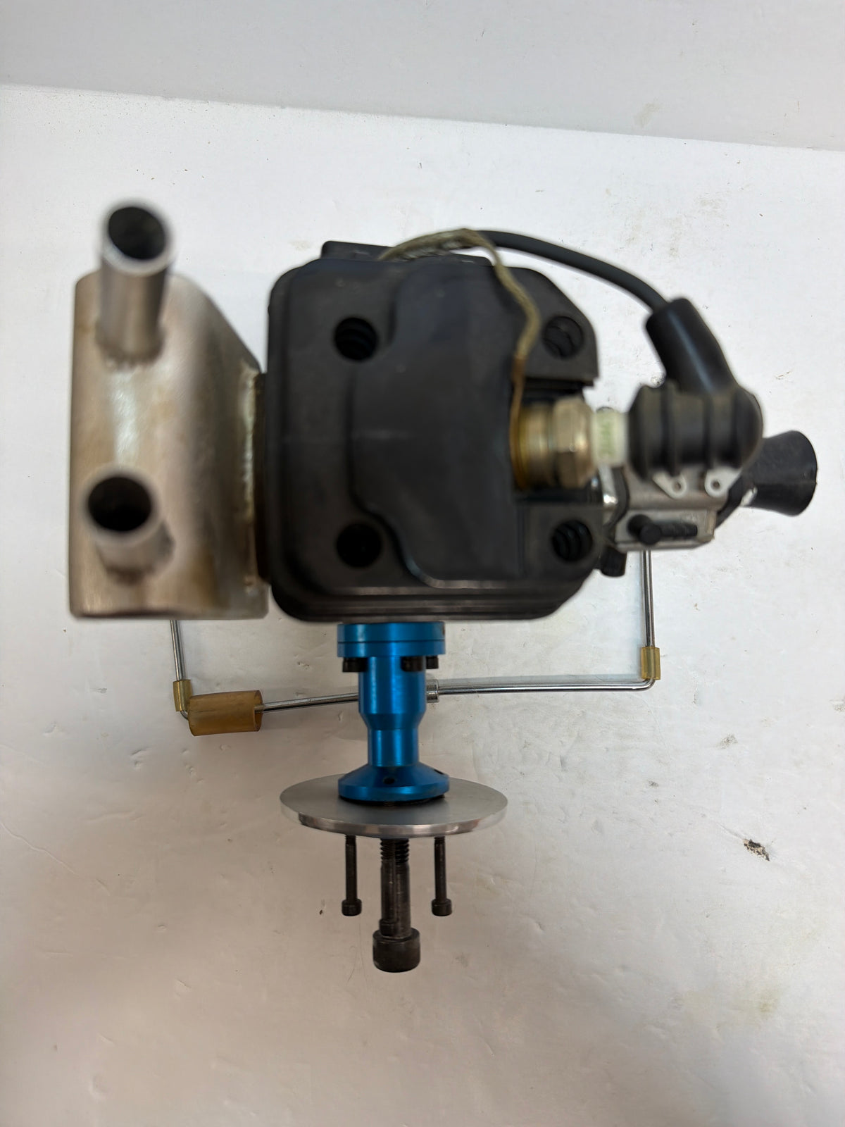 CRRC Pro THOR 45 2-Stroke Petrol Side pitts style muffler Engine R/C Aircraft Engine – Second hand on stand