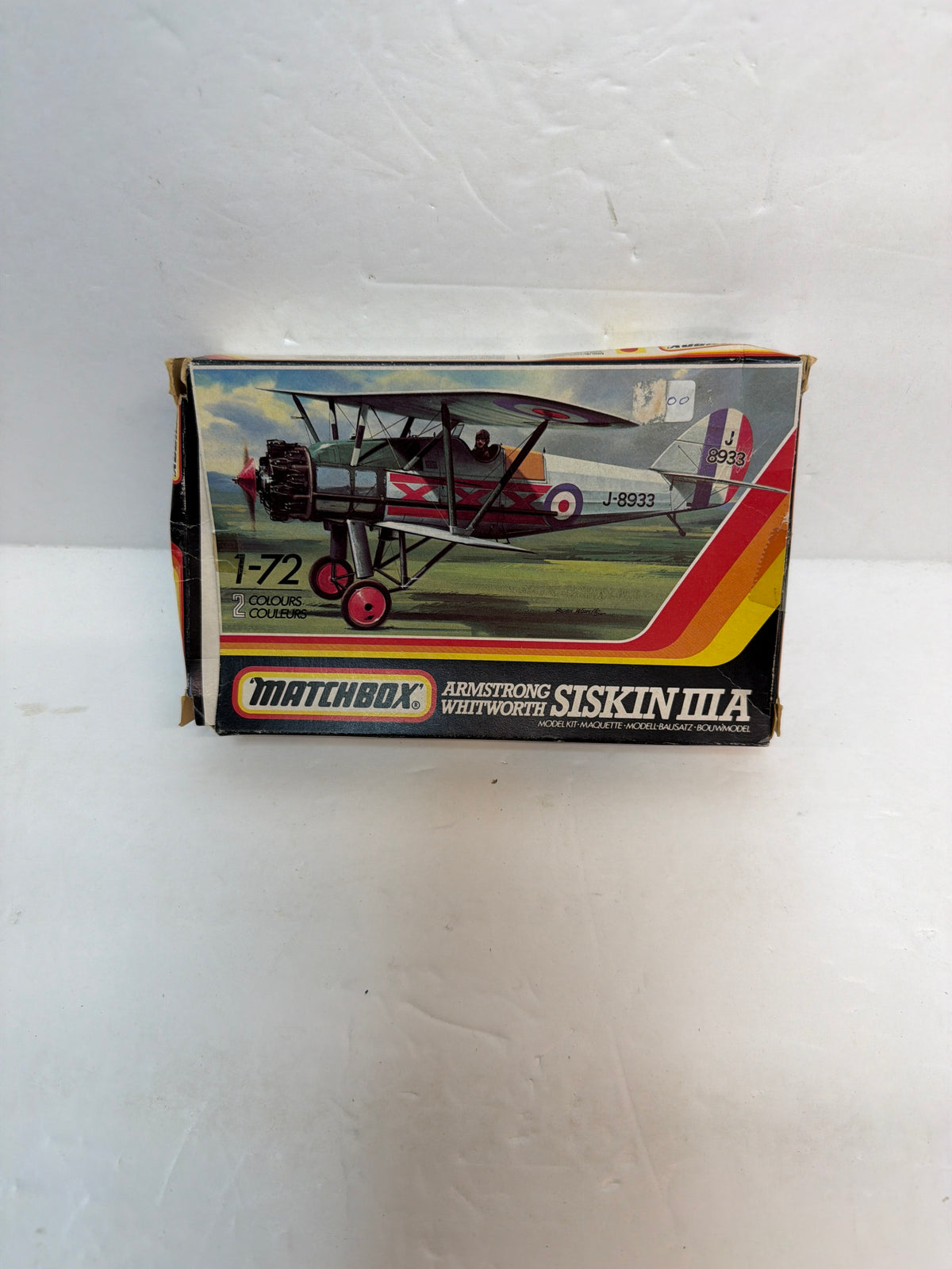 Matchbox PK-25 Armstrong Whitworth Siskin IIIA British Fighter — 1/72 Scale Plastic model kit