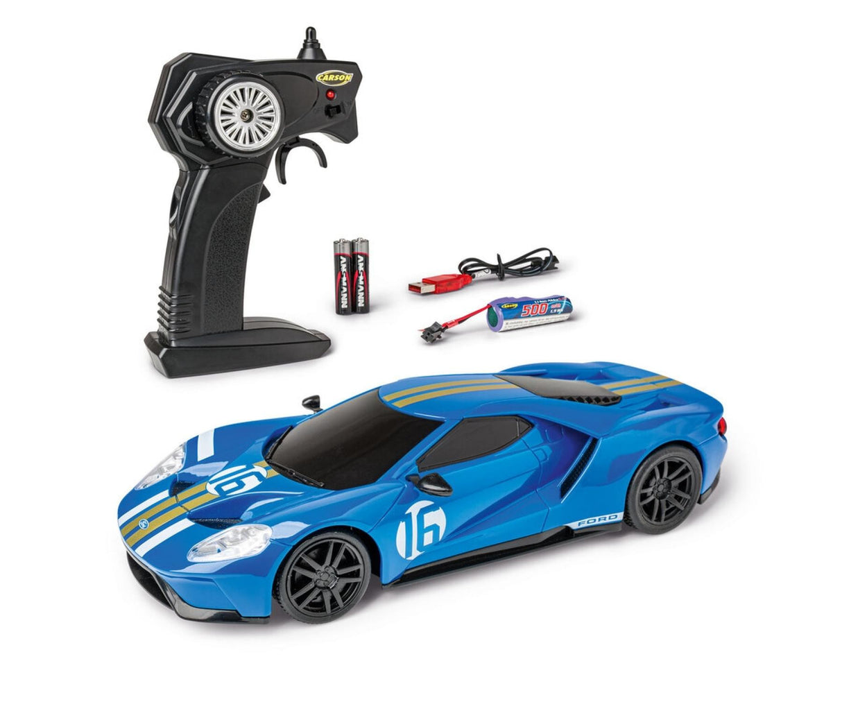 CARSON 1:24 Ford GT 2.4GHz 100% RTR