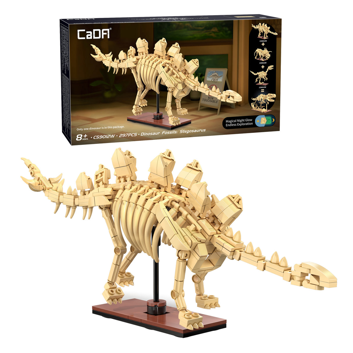 Dinosaur Fossils: Stegosaurus - 297 pcs