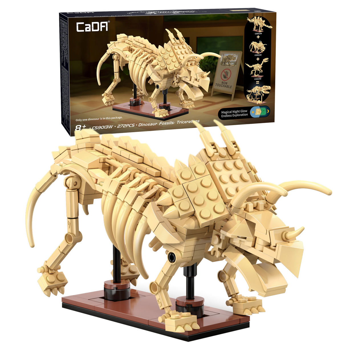 Dinosaur Fossils: Triceratops - 272 pcs