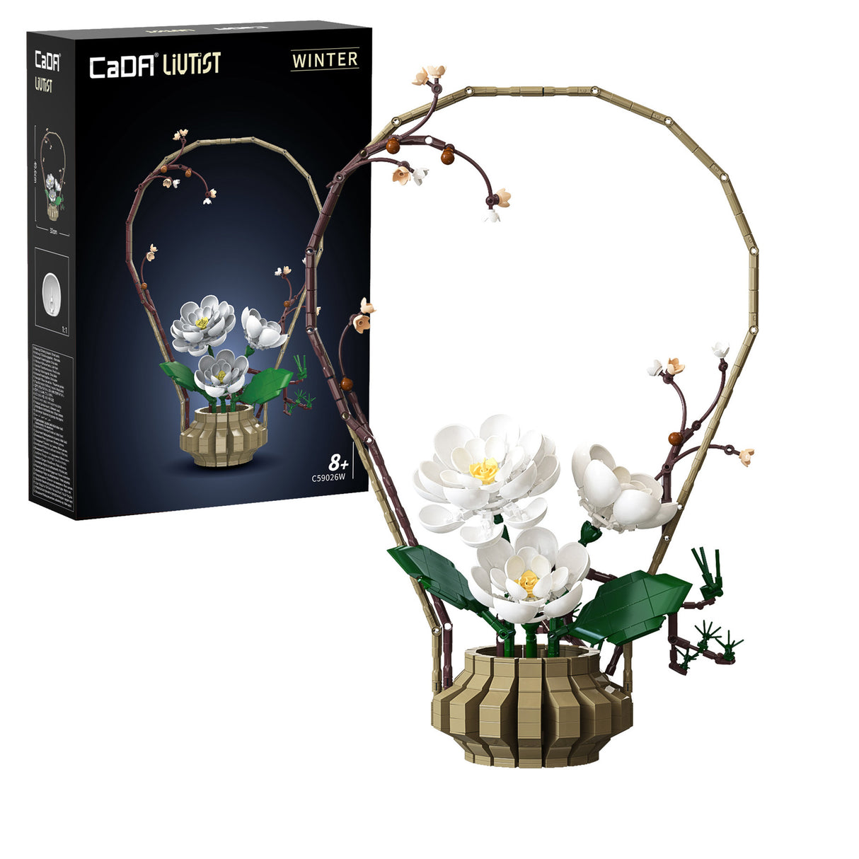 CADA Oriental Floral Art: Winter - 990 pcs