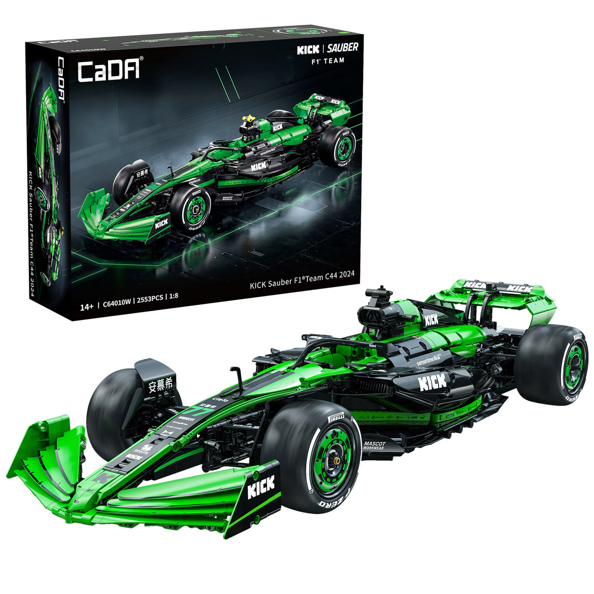 KICK Sauber F1 Team C44 (2024) - 2553 pcs
