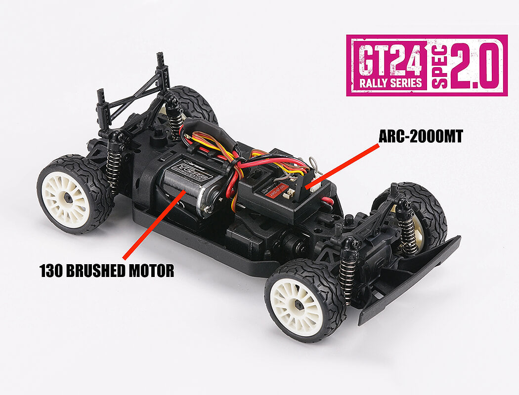 CARISMA GT24 2.0 MITSUBISHI EVO 4 BRUSHED EDITION 1/24 RTR - Pre-Order - EXPECTED Early July