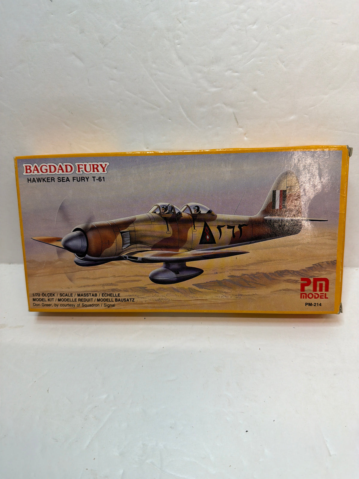 PM Model Hawker Sea Fury T-61 “Bagdad Fury” 1/72 PM214 Plastic Model Kit Vintage