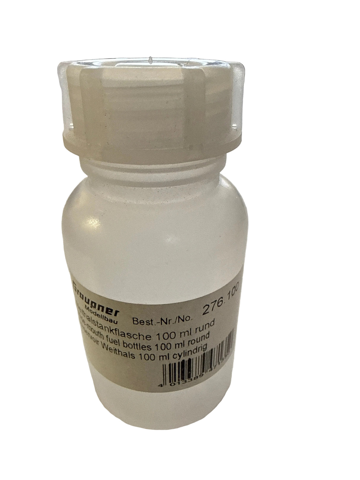 Graupner Round Wide Mouth Fuel Bottle 100ml