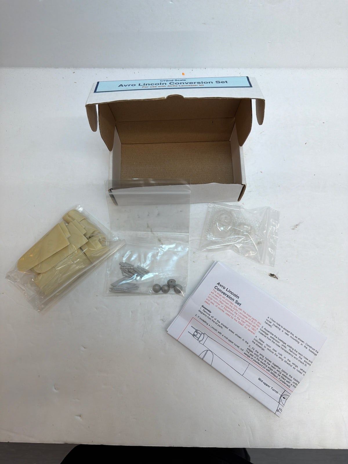 Flightpath Avro Lincoln Conversion Set 1/72 Vintage Plastic Aircraft Kits