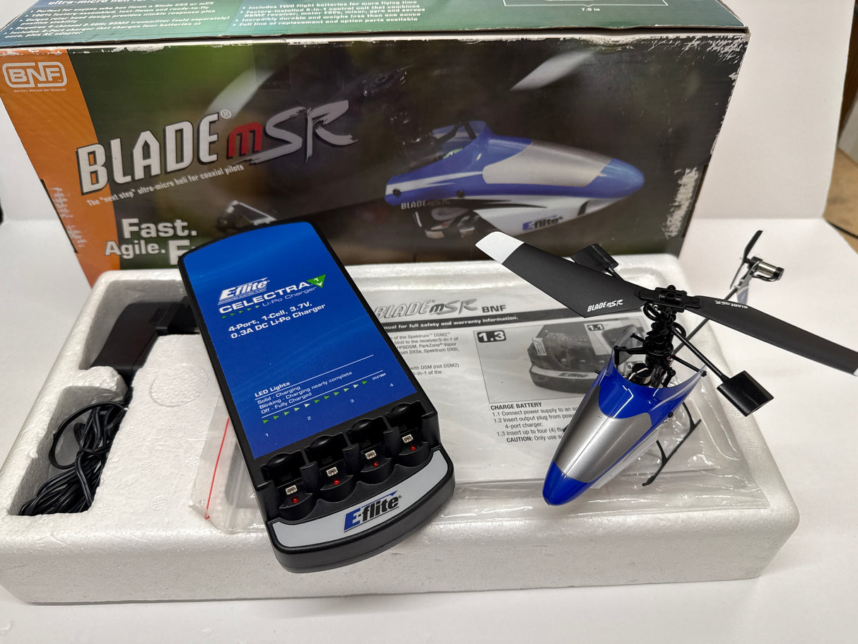 Blade mSR BNF Helicopter - SECOND HAND AS NEW