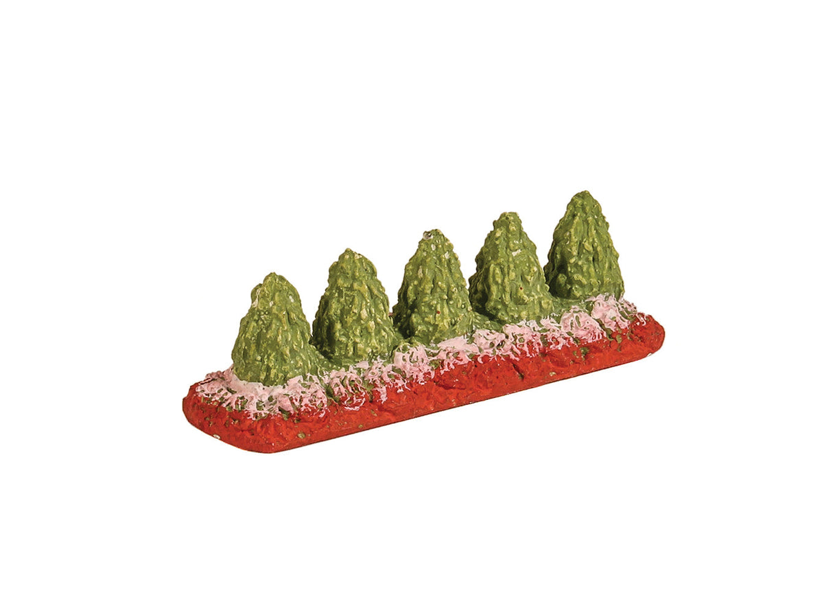 Flower bed With 5 Miniture trees