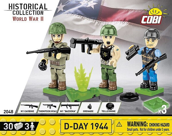 COBI US ARMY 30 PCS HC WWII 2048