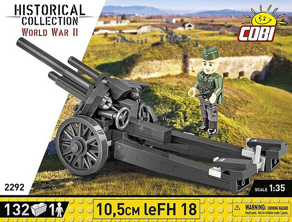 COBI 10.5 CM LEFH 180 130 PCS HC WWII 2292