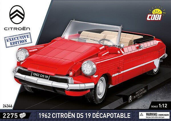 COBI 1962 CITROEN DS. 19 CONVERTIBLE- EXECUTIVE EDITION 2200 PCS CARS 24346