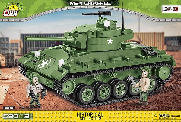 COBI M24 CHAFFEE 588 PCS HC WWII 2543