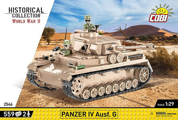 COBI PANZER IV AUSF.G 559 PCS HC WWII 2546