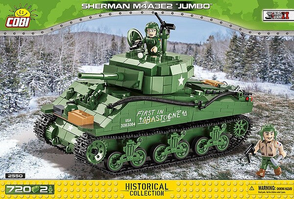 COBI SHERMAN M4A3E2 716 PCS HC WWII 2550