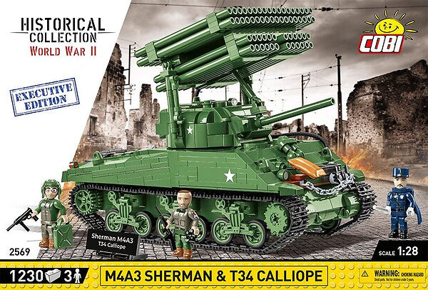 COBI M4A3 SHERMAN W 1165 PCS HC WWII 2569