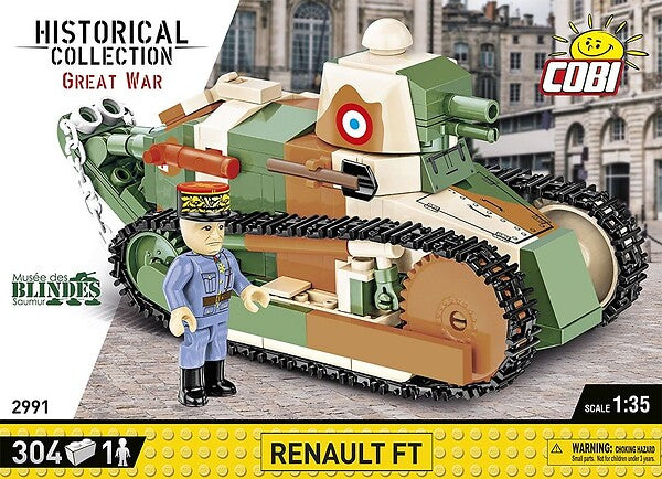 COBI CHAR IEGER RENAULT F 302 PCS HC GREAT WAR 2991