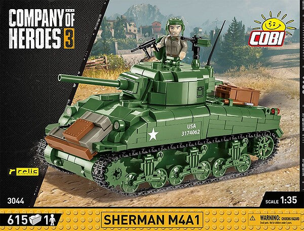 COBI SHERMAN M4 A1 600 PCS COH 3 3044
