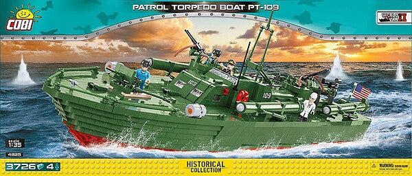 COBI PATROL TORPEDO BOAT PT-1 3726 PCS HC WWII 4825
