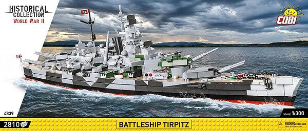 COBI BATTLESHIP TIRPITZ 2880 PCS HC WWII 4839
