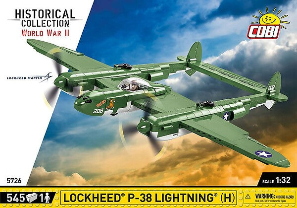 COBI LOCKHEED P-38H LIGHTNING 530 KL. 545 PCS HC WWII 5726