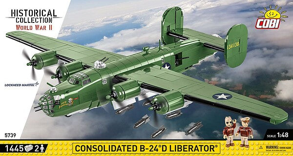 COBI CONSOLIDATED B-24D LIBER 1413 PCS HC WWII 5739