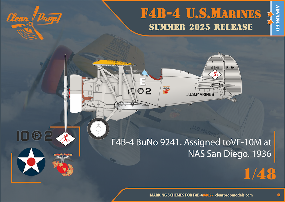 ClearProp 1/48 Boeing F4B-4 US Marines Kit 4827