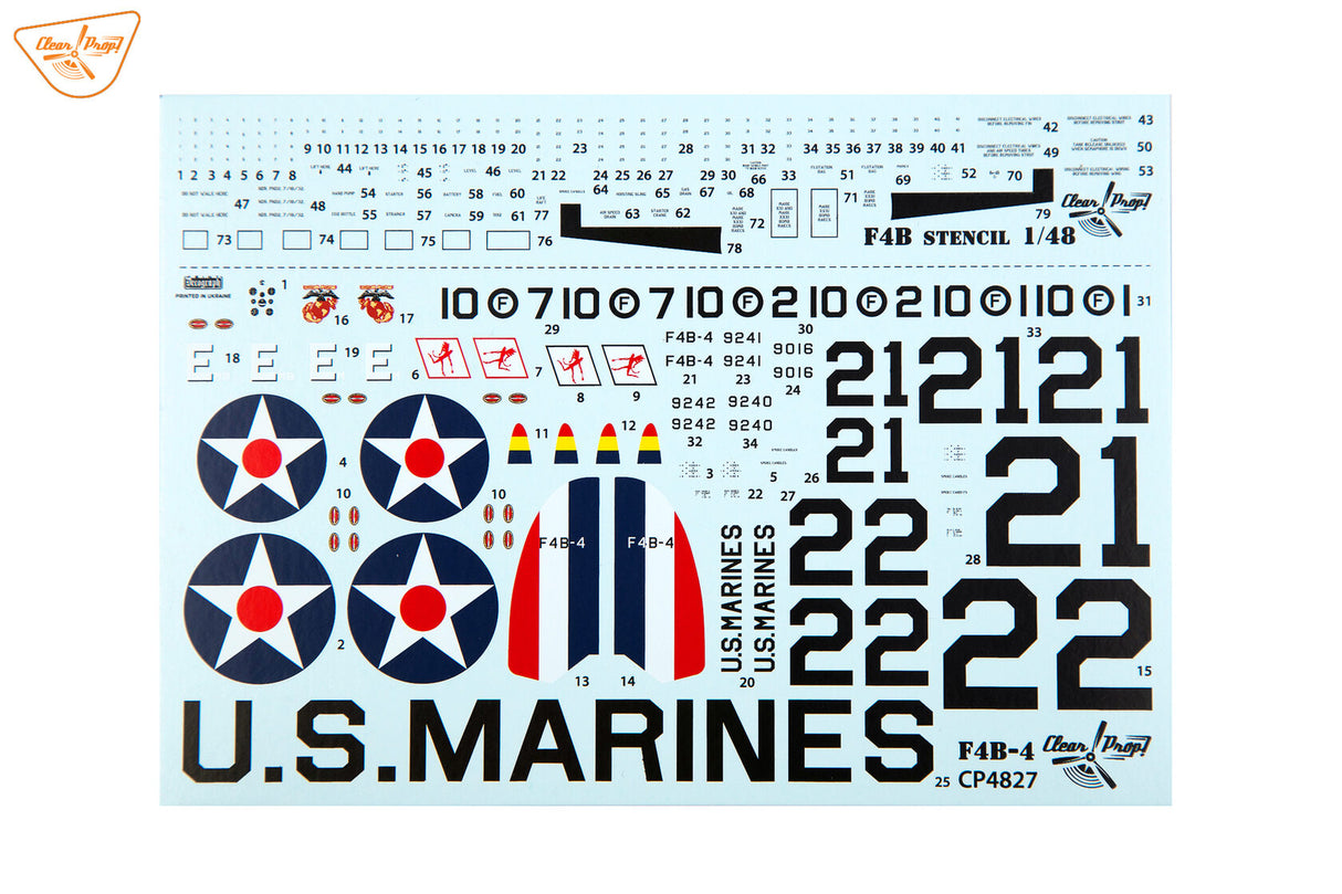 ClearProp 1/48 Boeing F4B-4 US Marines Kit 4827