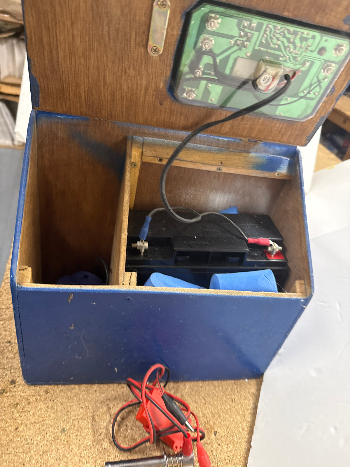 Flight Box with Contents Shown - SECOND HAND - Sold as seen