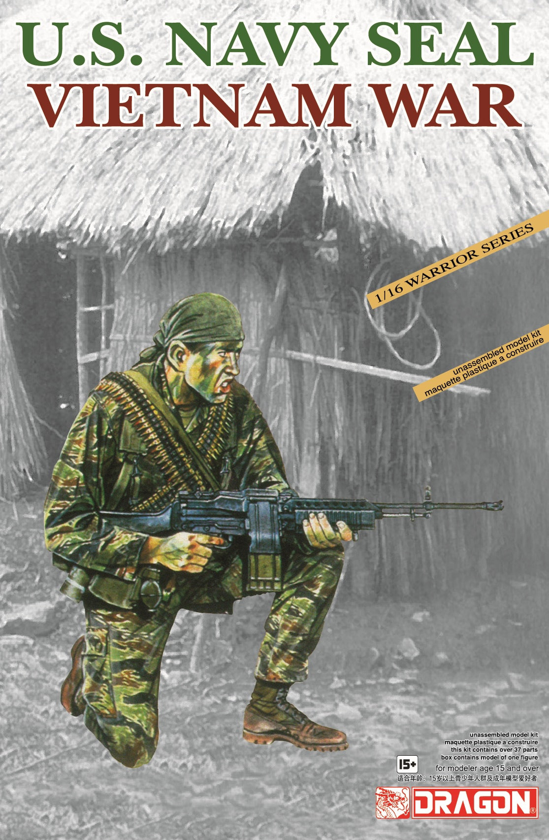 U.S. Navy Seal Vietnam War 1/16 Figure