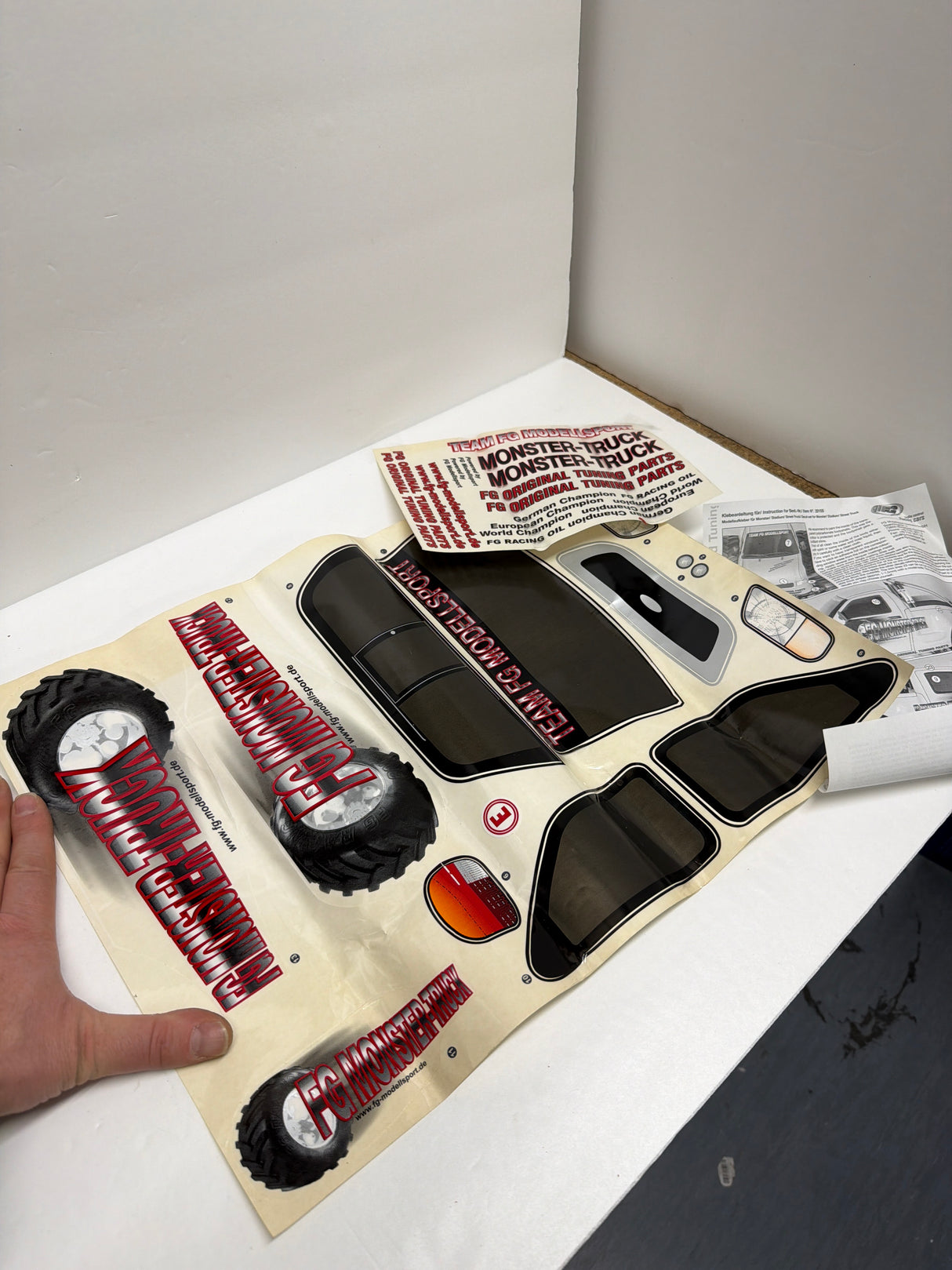 FG Modellsport Model Decals Monster-Stadium-Street Truck 20155 (Box 97)