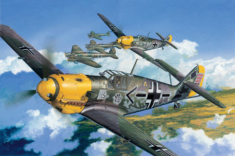 DRAGON 1/48 Bf 109E-4 WWII German Fighter Plane kit D5550