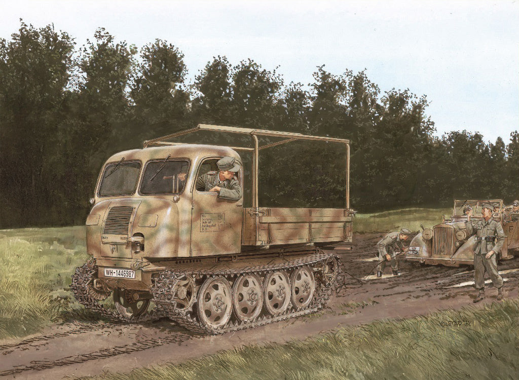 1/35 RSO/1 Type 470 w/Bonus Snow/Bog Track Pad & Goliath Demolition Vehicle