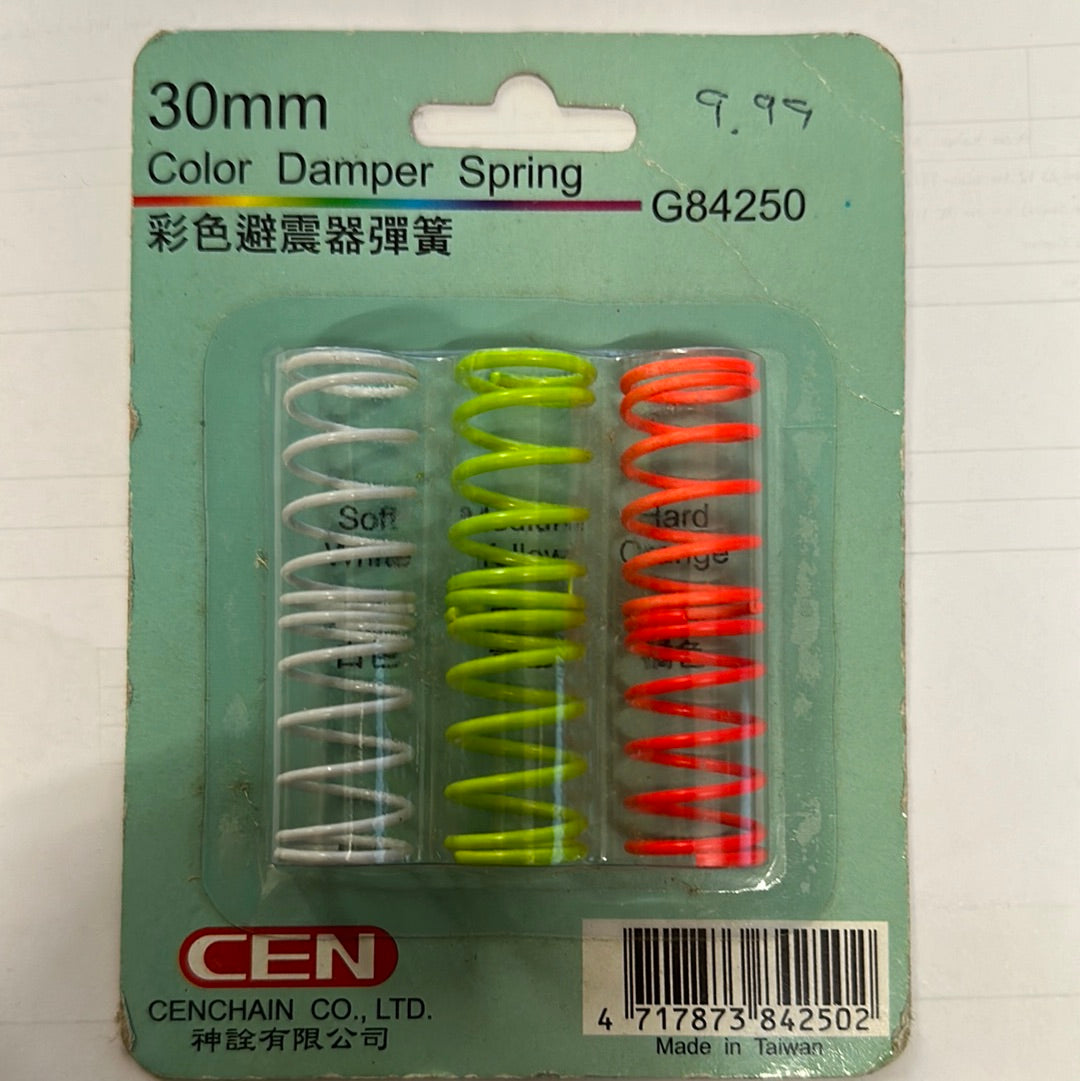 Cen Car Spares Coloured Spring Set-30mm (3Pr) Z-CENG84250 (Box 88)