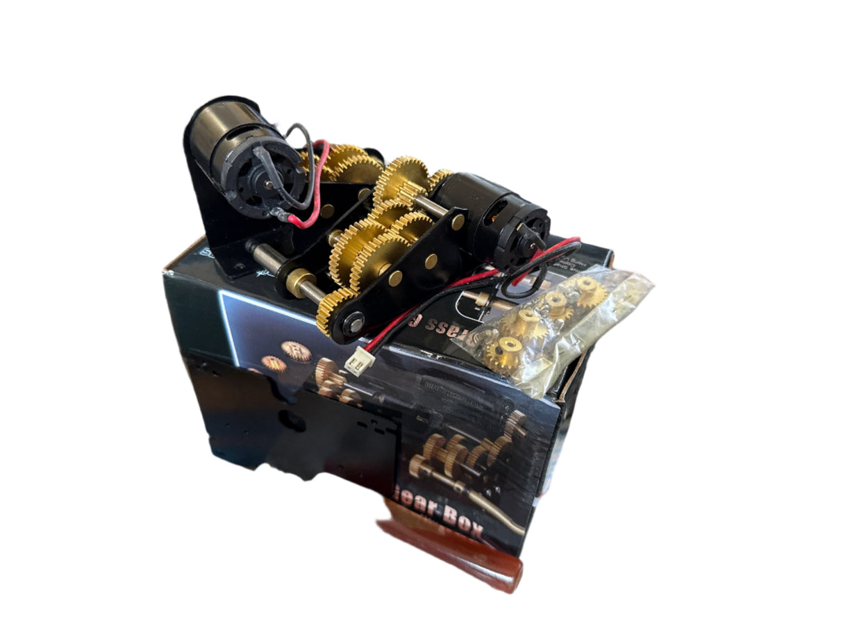 Waltersons Henglong Tank 3 Speed Long Shaft Brass Geared Gear Box WT-0602A