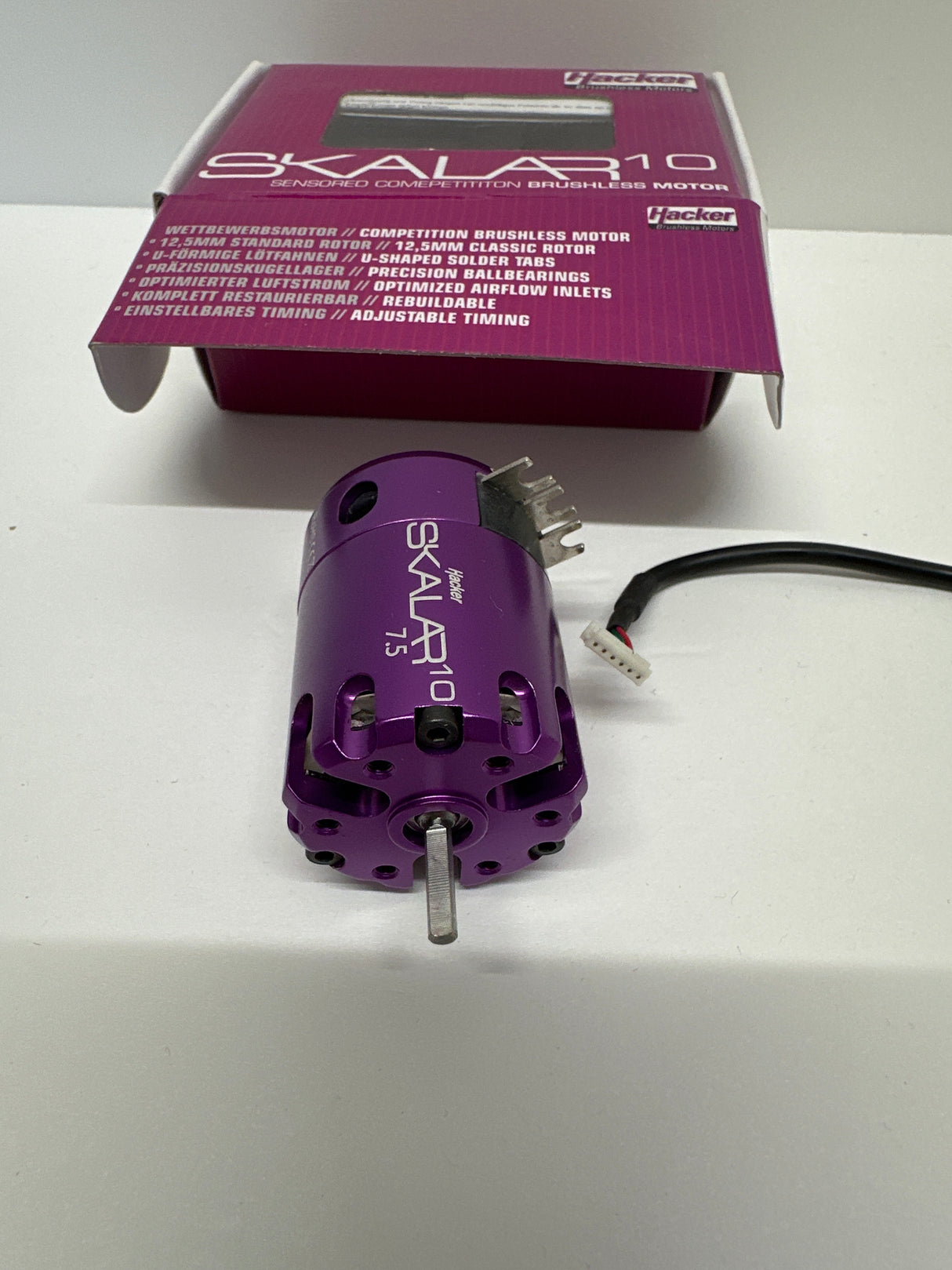 Hacker Inrunner Brushless sensored Motor Skalar 10 - 7.5 Turn SC